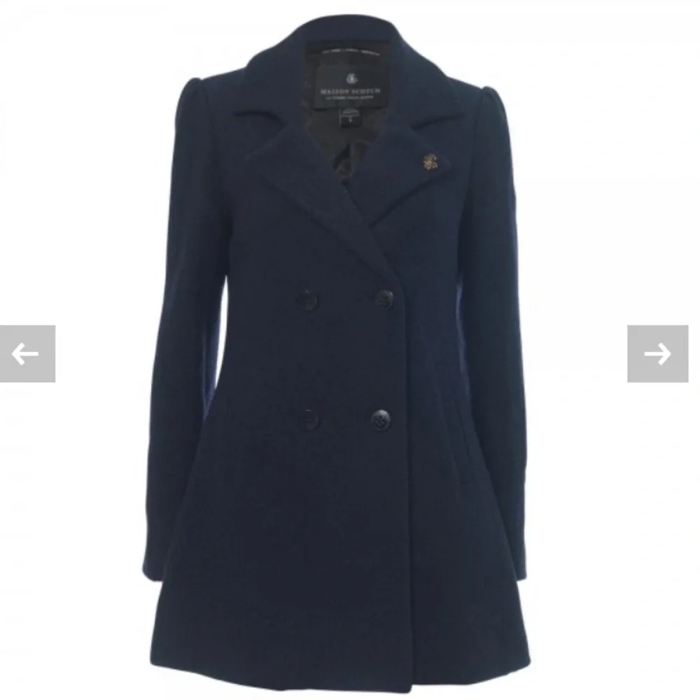 Maison Scotch double breasted classic wool coat - Picture 1 of 6